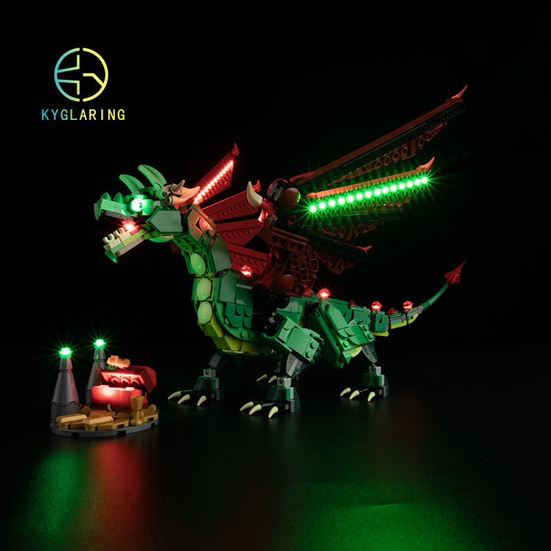 LED Light Kit for Medieval Dragon 31161