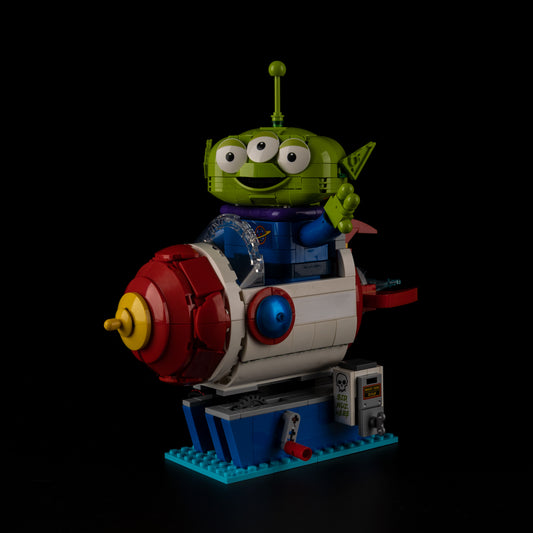 Light Kit For LEGO Alien with Pizza Planet Rocket Ride 43307
