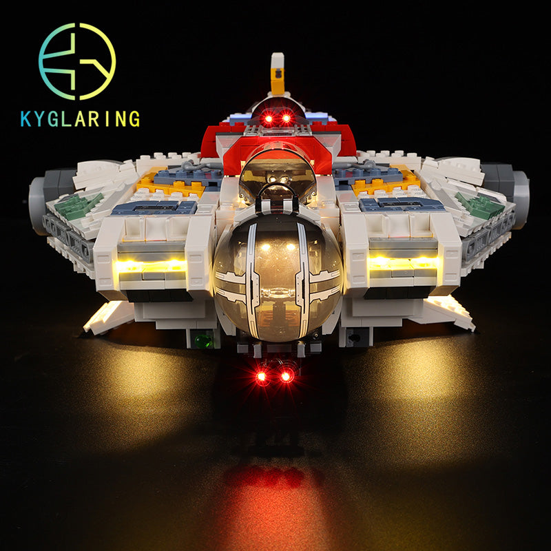 BRIKSMAX Kit di Illuminazione a LED per Lego Starwars Millennium Falcon,Compatibile con Il Modello Lego 75257 Mattoncini da Costruzioni - Non Include Il Set Lego