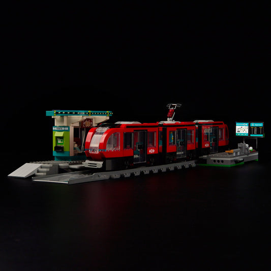 Light Kit For LEGO Downtown Streetcar and Station 60423 - 60423-Downtown-Streetcar-and-Station-1-off