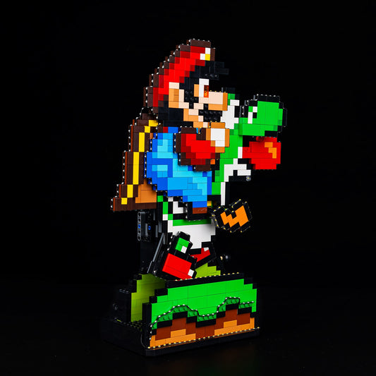 Light Kit For LEGO Super Mario World Mario and Yoshi 71438 - 71438-Super-Mario-World-Mario-and-Yoshi-Super-Mario-World-Mario-and-Yoshi-1-off