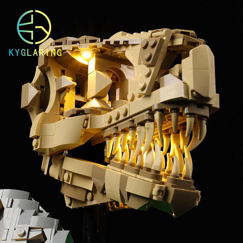 Led Lighting Set for Dinosaur Fossils: T. rex Skull 76964