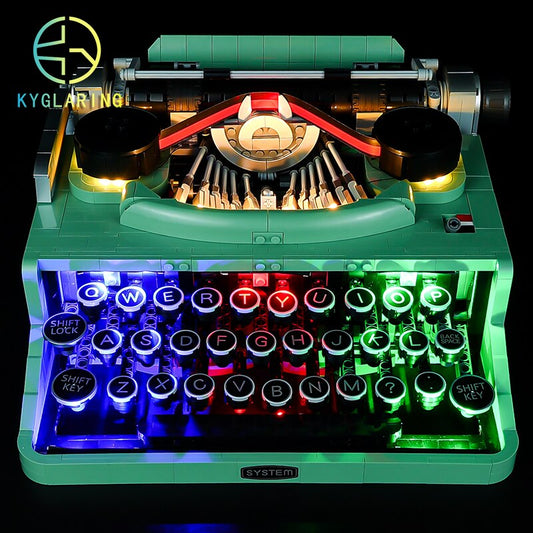 Led Lighting Set for Ideas 21327 Mechanical Typewriter