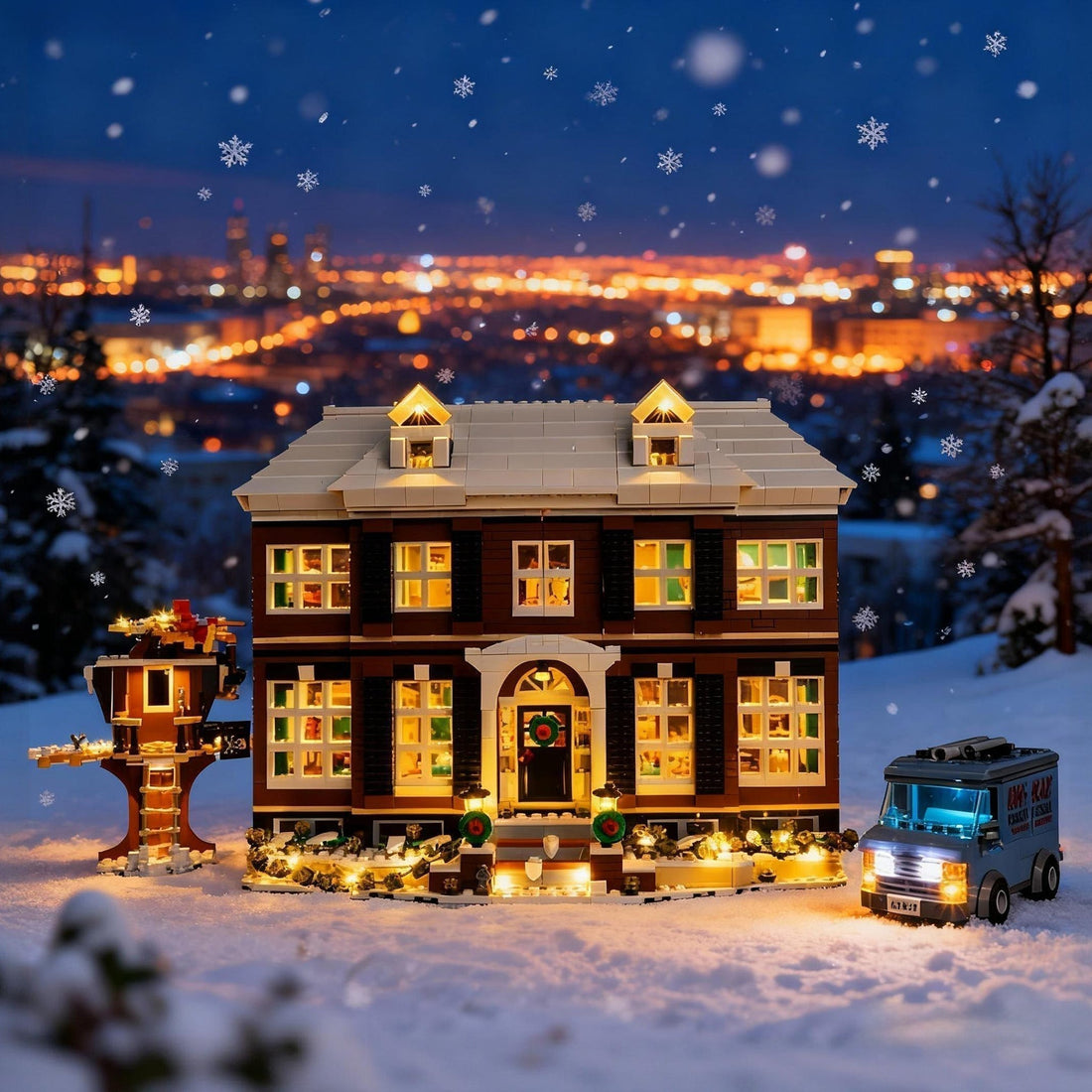 Lighting Up the Holidays: A Non-Destructive Mod for the LEGO 21330 Home Alone Set