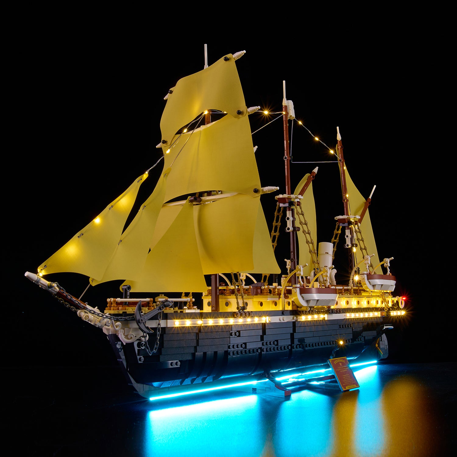 Kyglaring Light Kit for LEGO The Endurance 10335 - front view LED lights