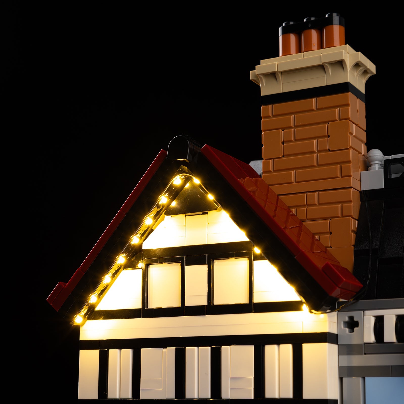 Light Kit For LEGO Tudor Corner 10350 - Gallery Image 6