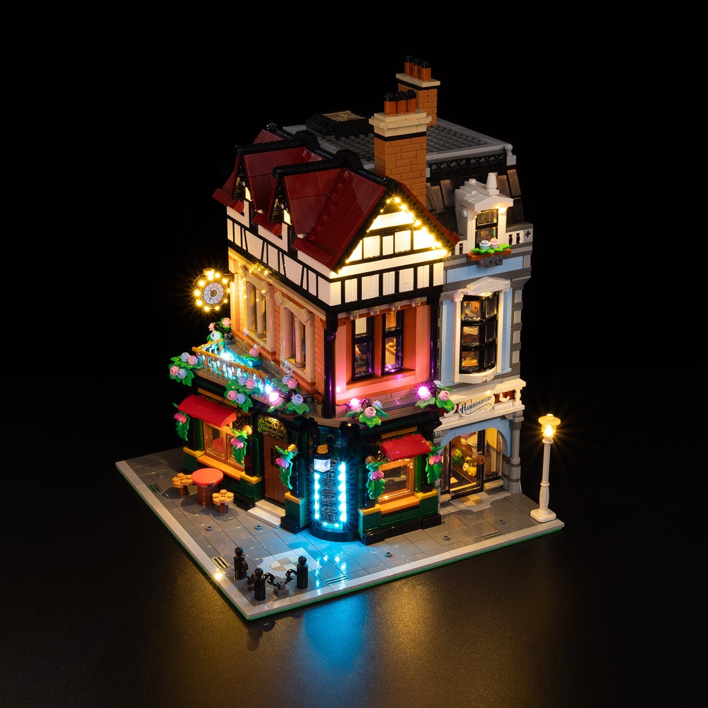 Light Kit For LEGO Tudor Corner 10350 - Gallery Image 2