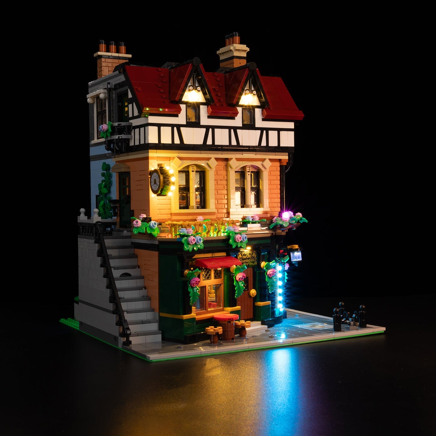 Light Kit For LEGO Tudor Corner 10350 - Gallery Image 3