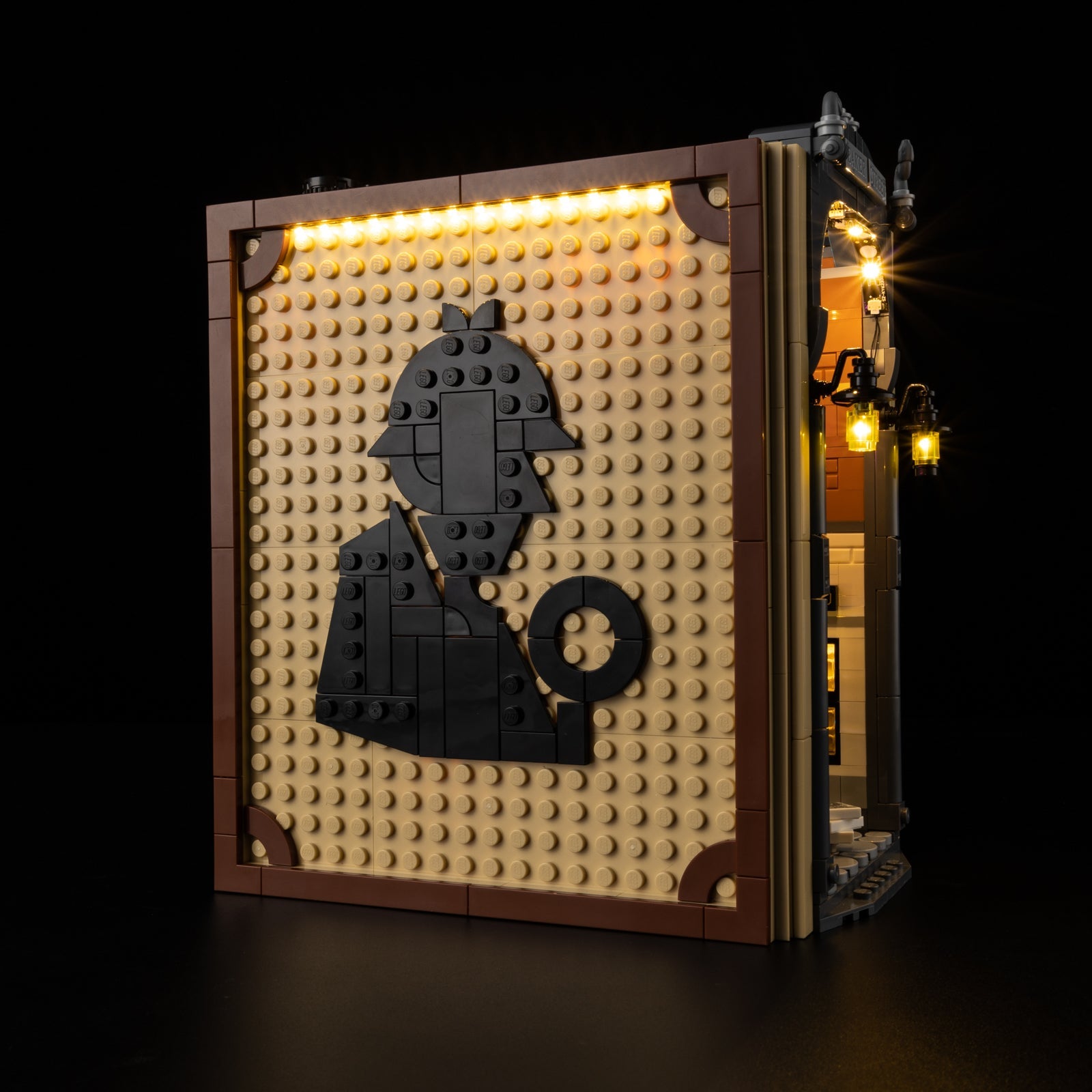 Light Kit For LEGO Sherlock Holmes Book Nook 10351 - Gallery Image 4
