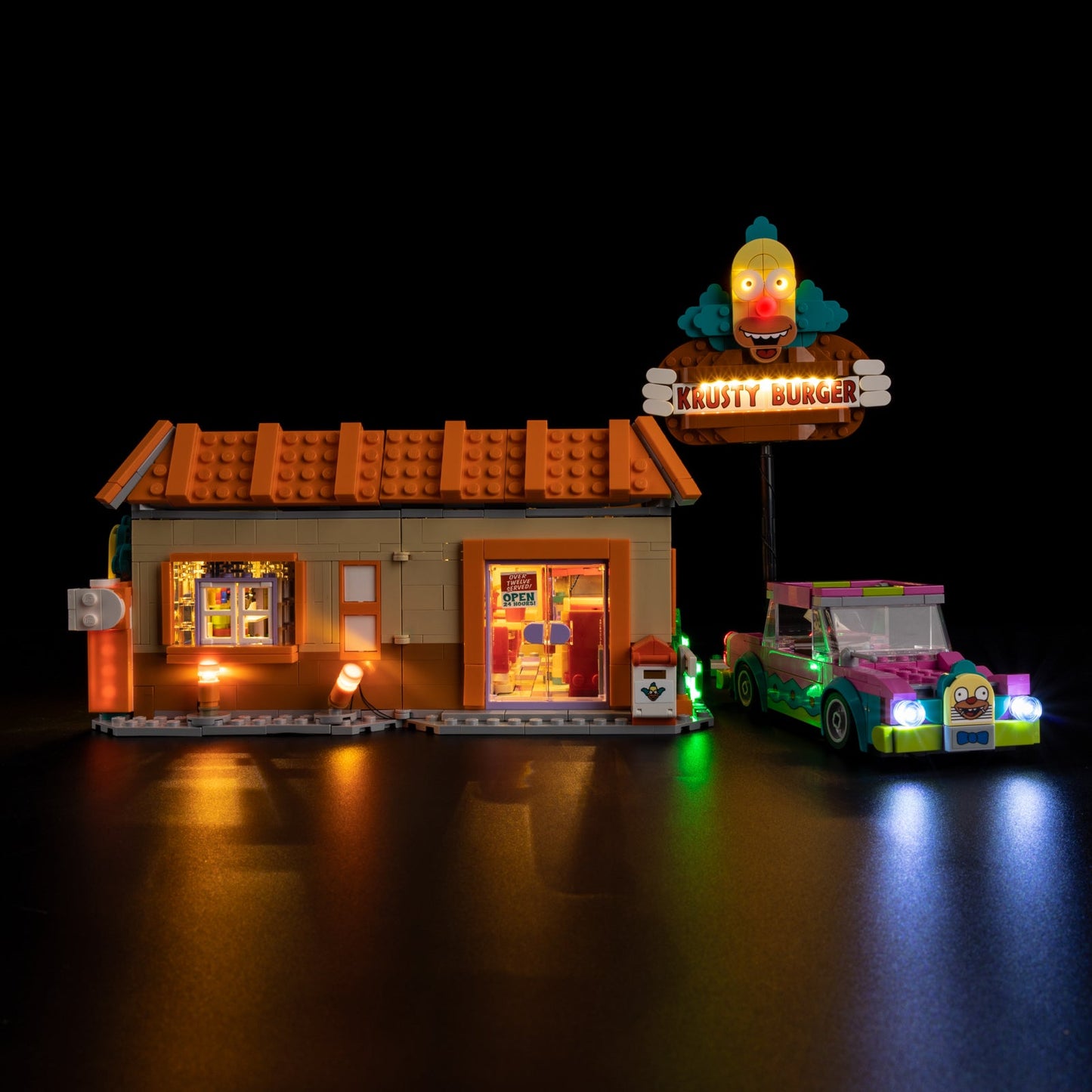 Light Kit For LEGO The Simpsons Krusty Burger 10352 - Gallery Image 2