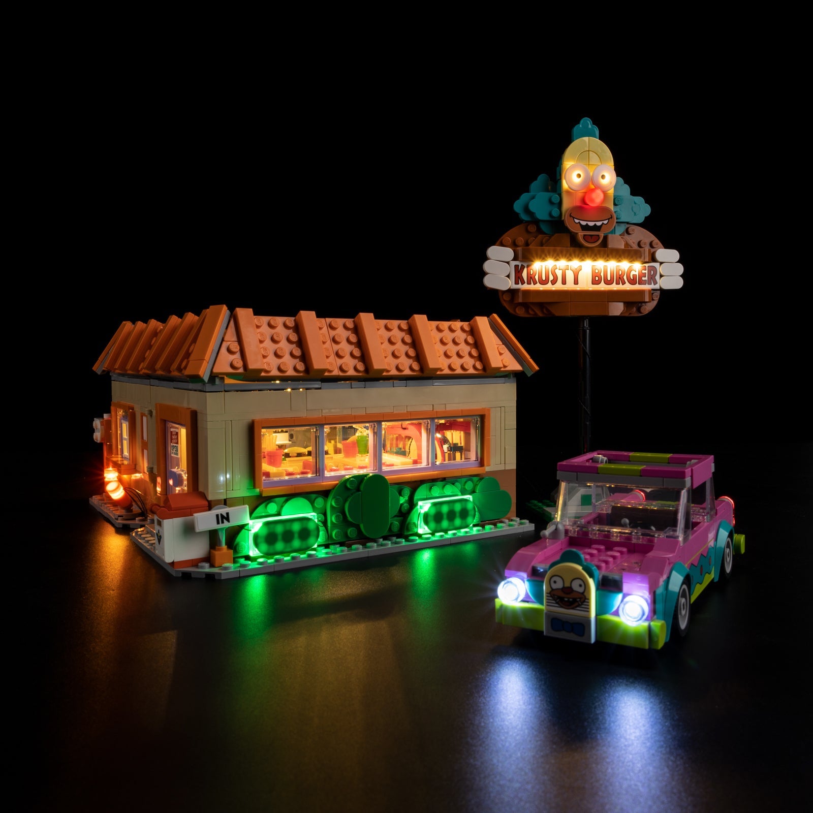 Light Kit For LEGO The Simpsons Krusty Burger 10352 - Gallery Image 4