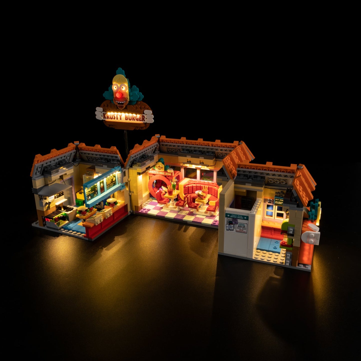 Light Kit For LEGO The Simpsons Krusty Burger 10352 - Gallery Image 5