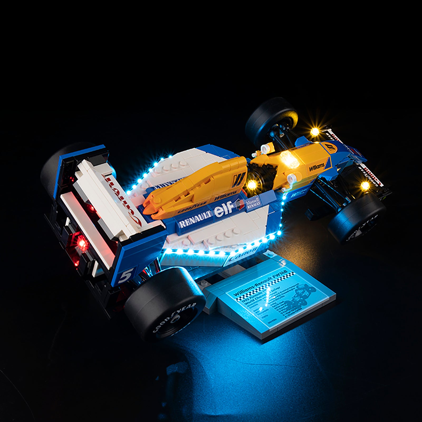 Kyglaring Light Kit for LEGO Williams Racing FW14B Nigel Mansell 10353 - Gallery Image