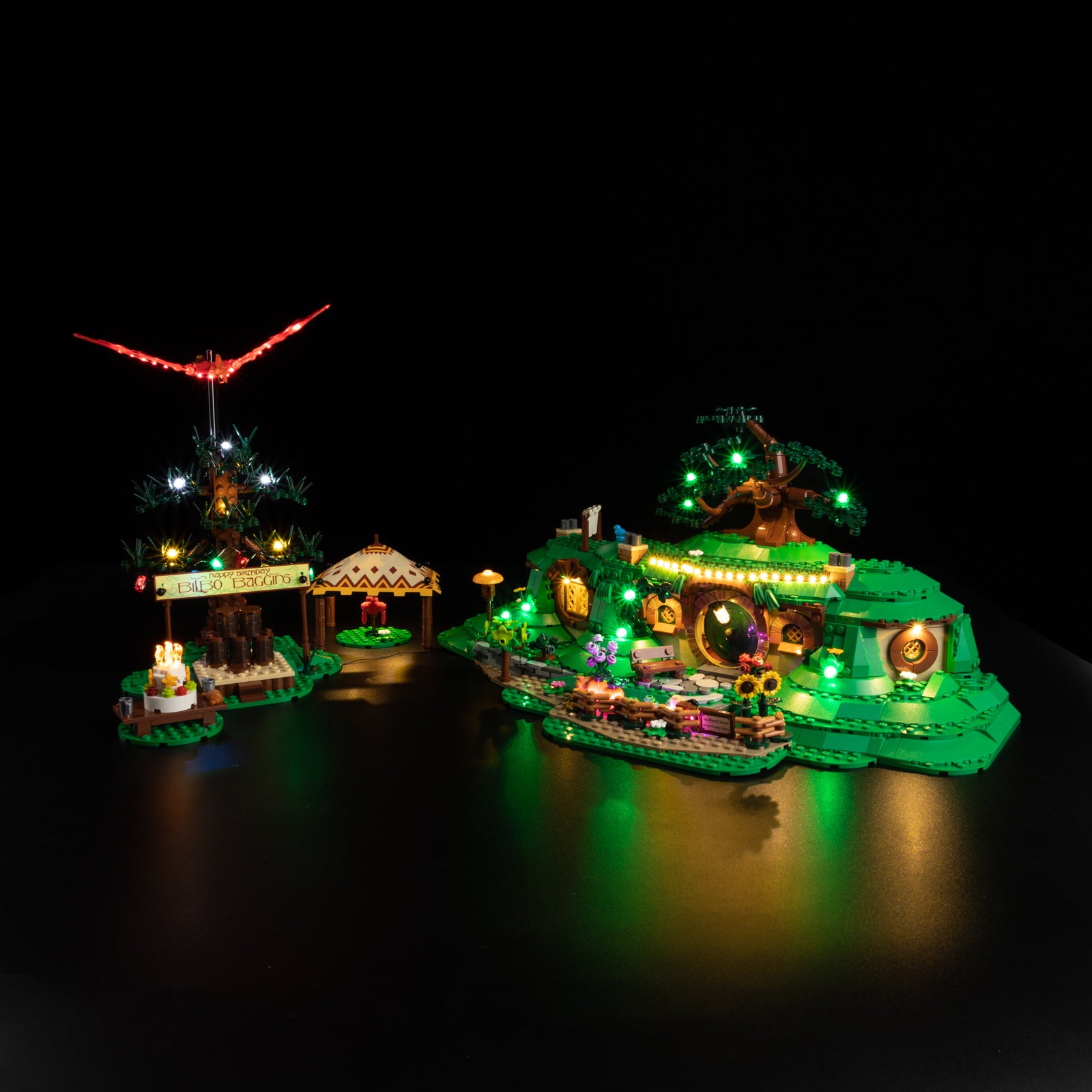 Kyglaring Light Kit for LEGO The Lord of the Rings: The Shire 10354 - Gallery Image