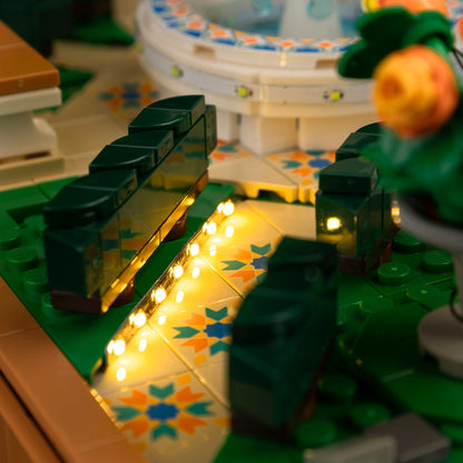 Light Kit For LEGO Fountain Garden 10359 - Gallery Image 7