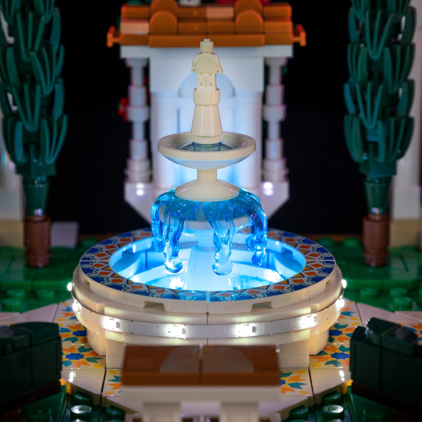 Light Kit For LEGO Fountain Garden 10359 - Gallery Image 8