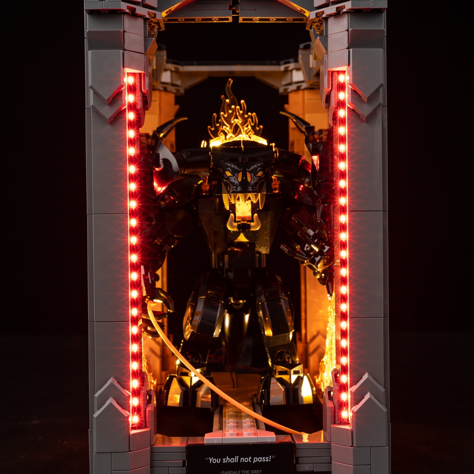 Light Kit For LEGO The Lord of the Rings Balrog Book Nook 10367 - Gallery Image 10