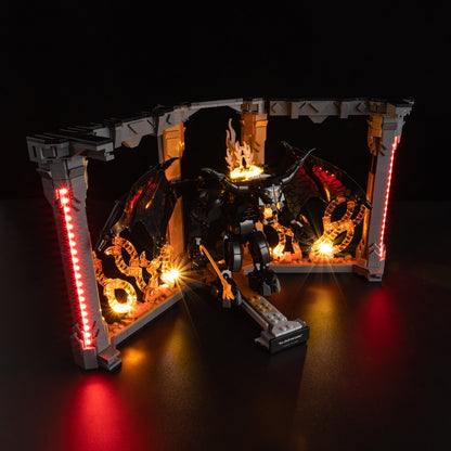 Light Kit For LEGO The Lord of the Rings Balrog Book Nook 10367 - Gallery Image 3