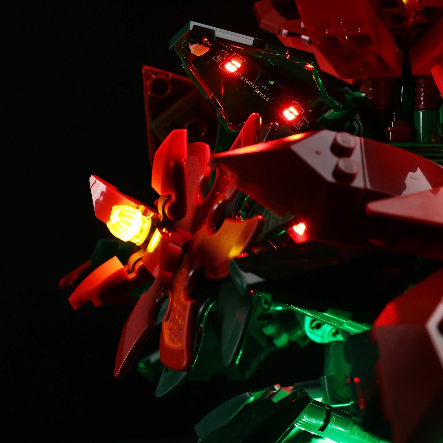 Light Kit For LEGO Poinsettia 10370 - Gallery Image 8