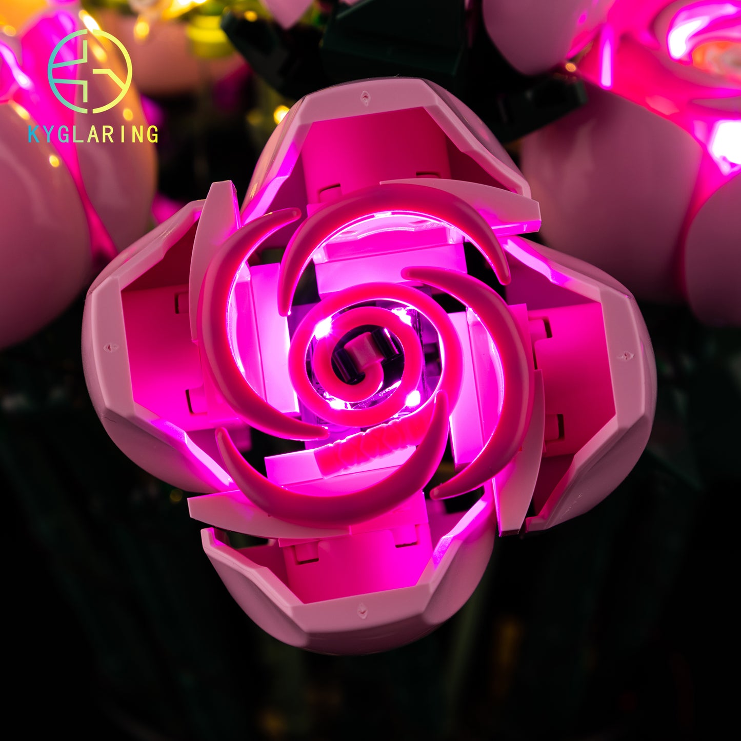 LED Light Kit for Bouquet of Pink Roses 10374