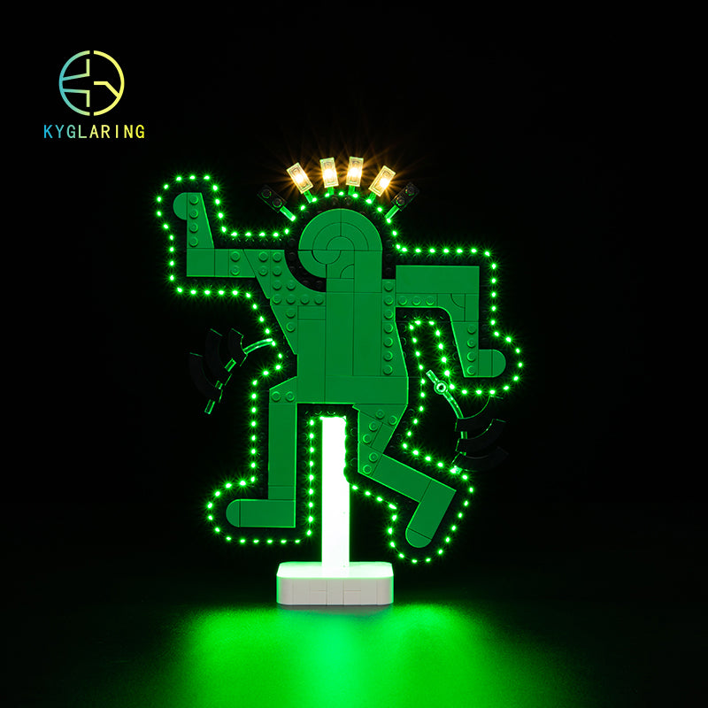 LED Light Kit for Keith Haring – Dancing Figures 31216