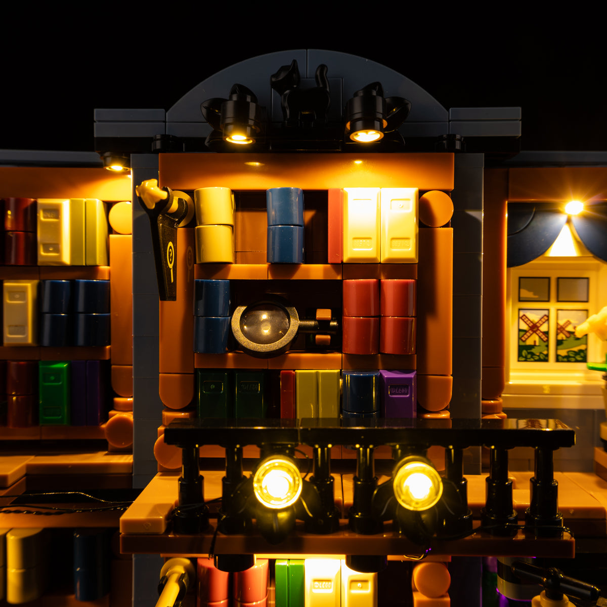 Light Kit for LEGO Bookstore: Book Nook 11379