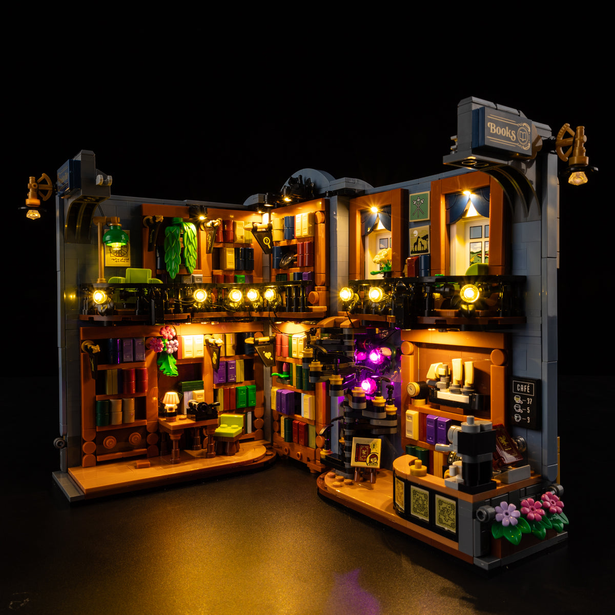 Light Kit for LEGO Bookstore: Book Nook 11379