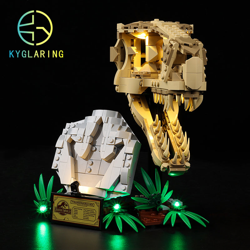 Led Lighting Set for Dinosaur Fossils: T. rex Skull 76964