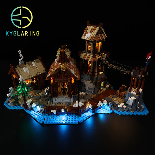 Led Lighting Set for Ideas Viking Village 21343