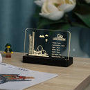 LED Acrylic Nameplate for Loop Coaster