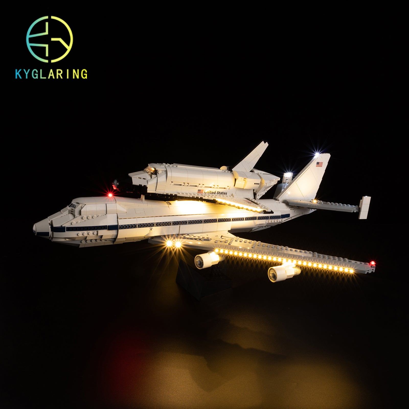 LED Light Kit for Shuttle Carrier Aircraft 10360 – Kyglaring