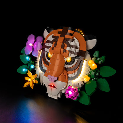 Light Kit For LEGO The Fauna Collection Tiger 31217 - 2-on