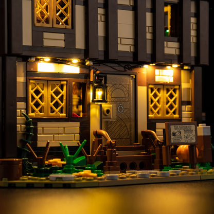 Light Kit For LEGO Disney-Hocus-Pocus-The-Sanderson-Sisters-Cottage 21341 - Gallery Image 9