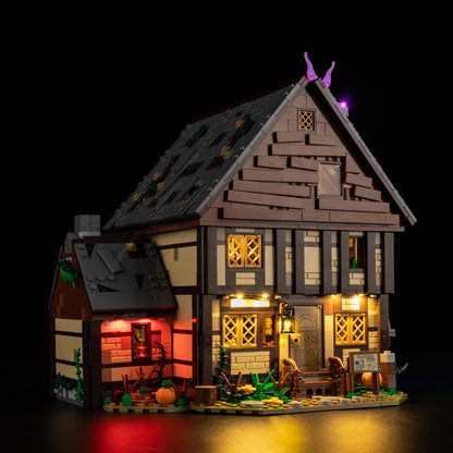 Light Kit For LEGO Disney-Hocus-Pocus-The-Sanderson-Sisters-Cottage 21341 - Gallery Image 4
