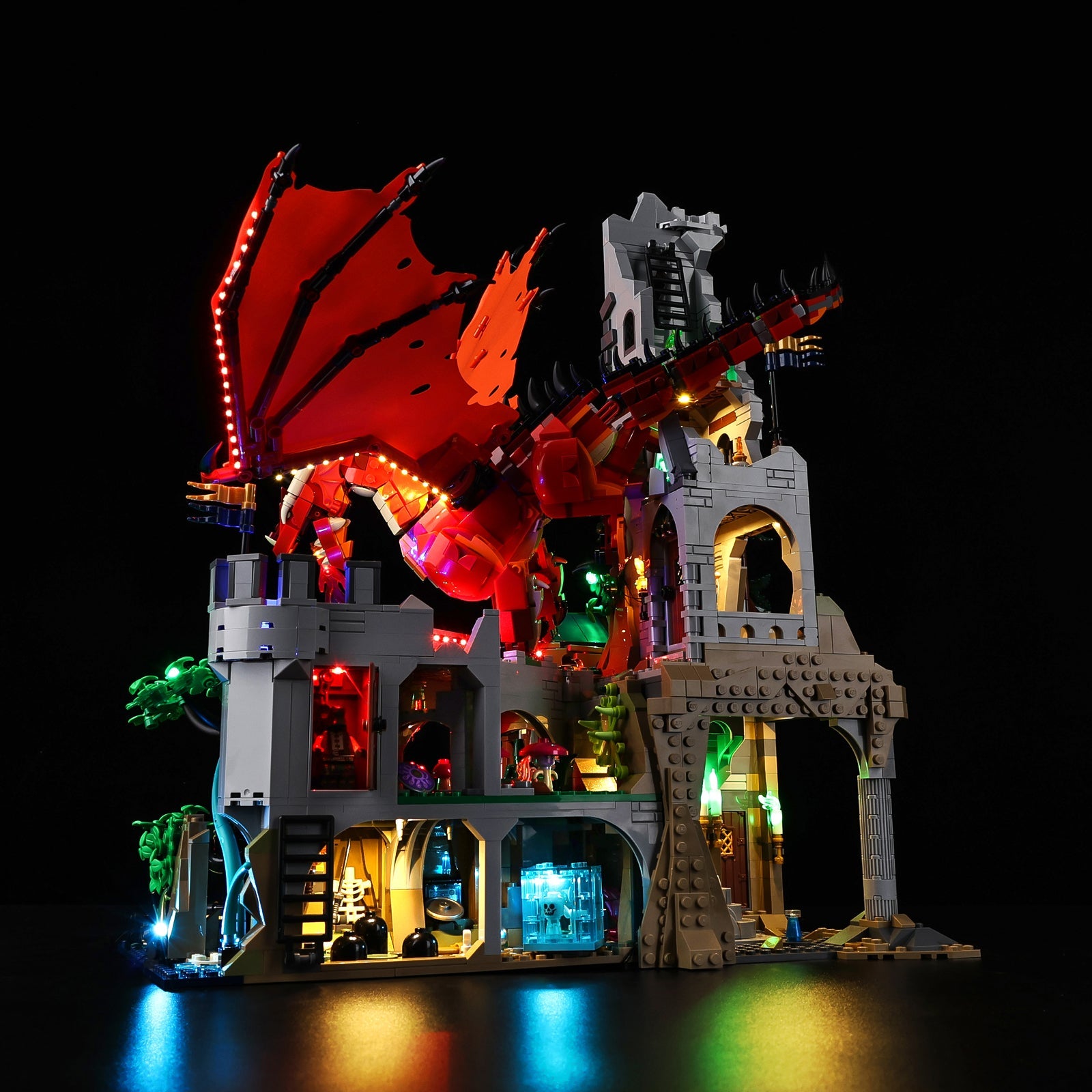 Light Kit For LEGO Dungeons-Dragons-Red-Dragons-Tale 21348 - Gallery Image 8