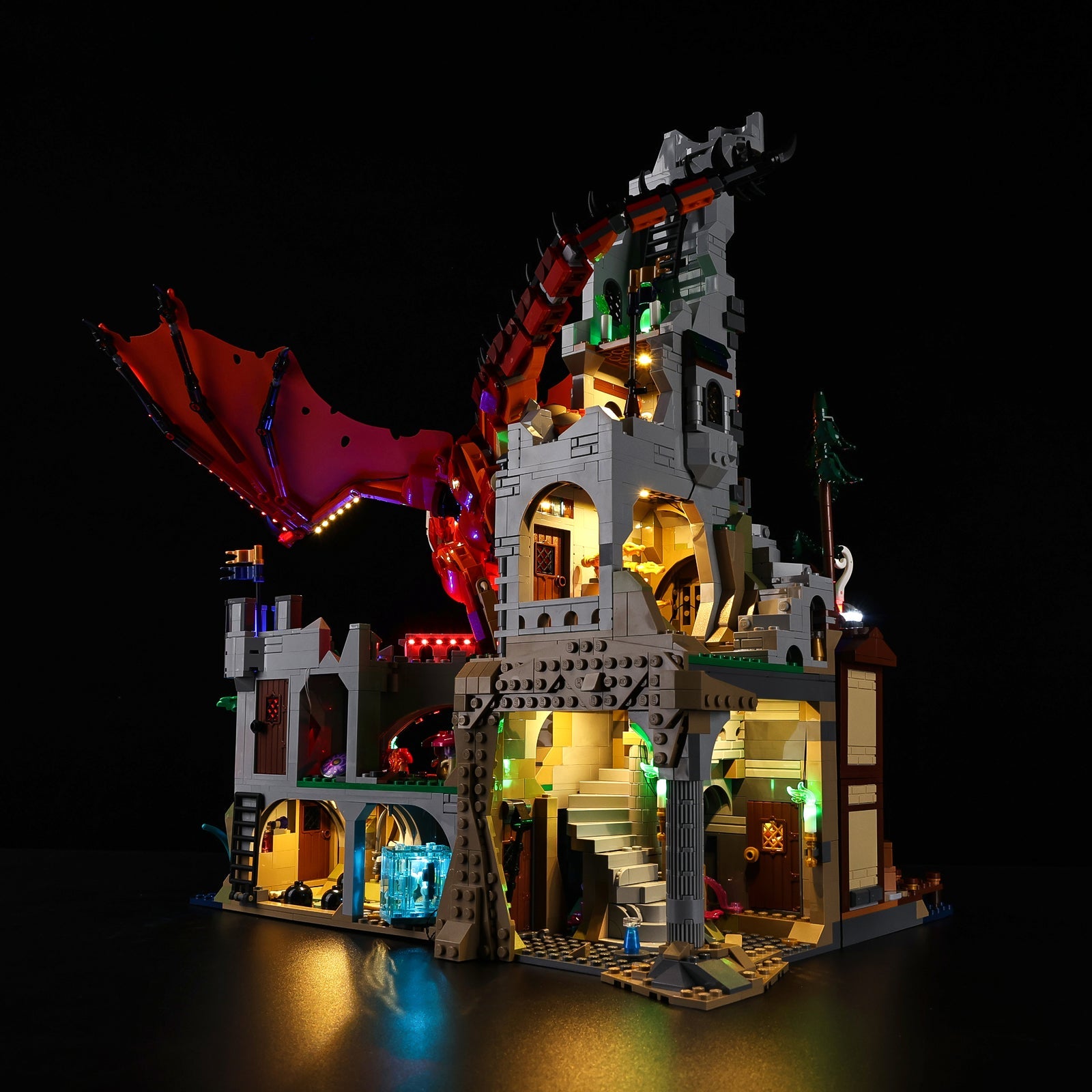 Light Kit For LEGO Dungeons-Dragons-Red-Dragons-Tale 21348 - Gallery Image 10