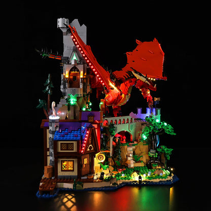 Light Kit For LEGO Dungeons-Dragons-Red-Dragons-Tale 21348 - Gallery Image 4
