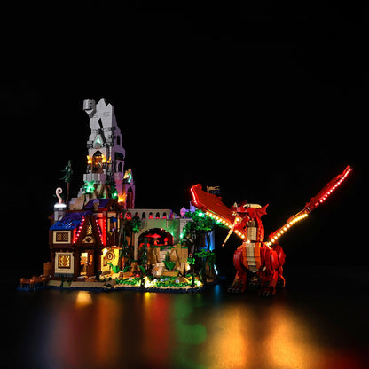Light Kit For LEGO Dungeons-Dragons-Red-Dragons-Tale 21348 - Gallery Image 7