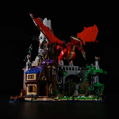 Light Kit For LEGO Dungeons-Dragons-Red-Dragons-Tale 21348 - Gallery Image 2