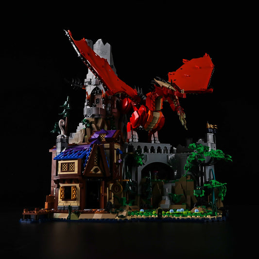 Light Kit For LEGO Dungeons-Dragons-Red-Dragons-Tale 21348 - Gallery Image 2