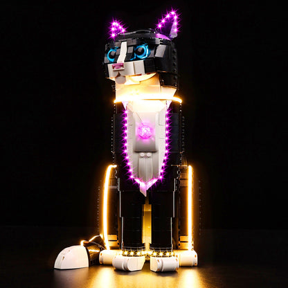 Light Kit For LEGO Tuxedo-Cat 21349 - Gallery Image 6