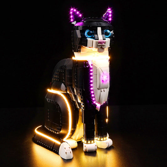 Light Kit For LEGO Tuxedo-Cat 21349 - Gallery Image 1