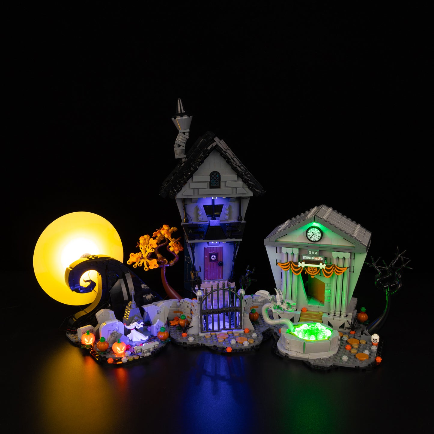 Light Kit For LEGO Disney Tim Burton's The Nightmare Before Christmas 21351
