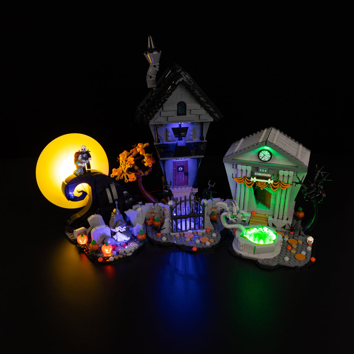 Light Kit For LEGO Disney Tim Burton's The Nightmare Before Christmas 21351