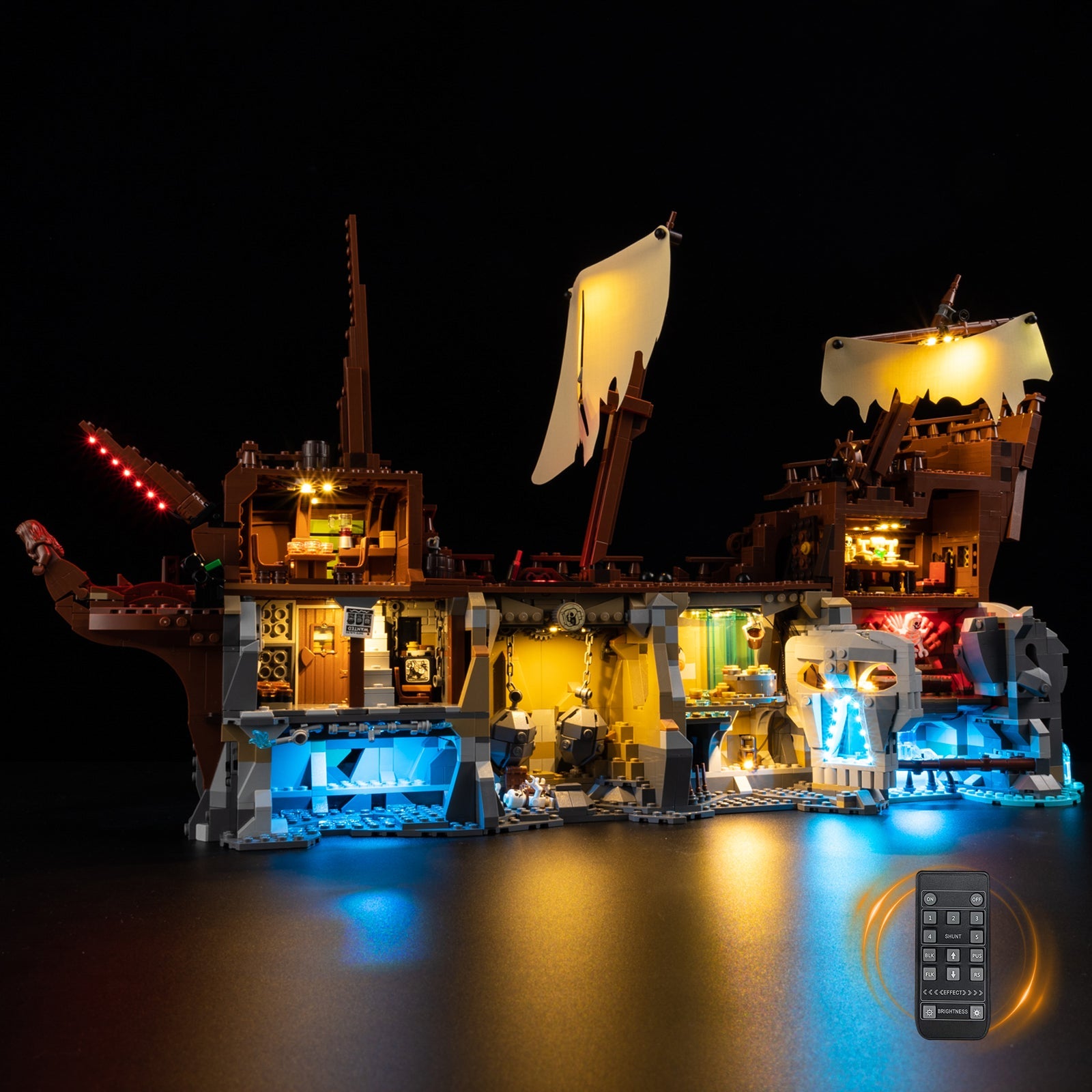 Light Kit For LEGO The Goonies 21363 - 21363-The-Goonies-2-on