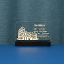 LED Acrylic Nameplate for Colosseum