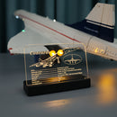 LED Acrylic Nameplate for Concorde