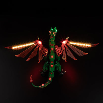 Light Kit For LEGO Medieval Dragon 31161 - 31161-Medieval-Dragon-3-on