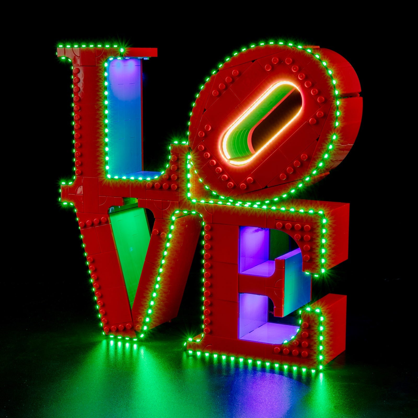 Light Kit For LEGO LOVE 31214 - 31214-LOVE-2-on-green