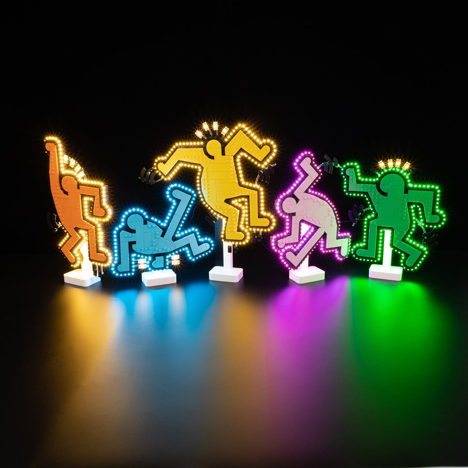 Light Kit For LEGO Keith Haring Dancing Figures 31216 - 31216-Keith-Haring-Dancing-Figures-3-on